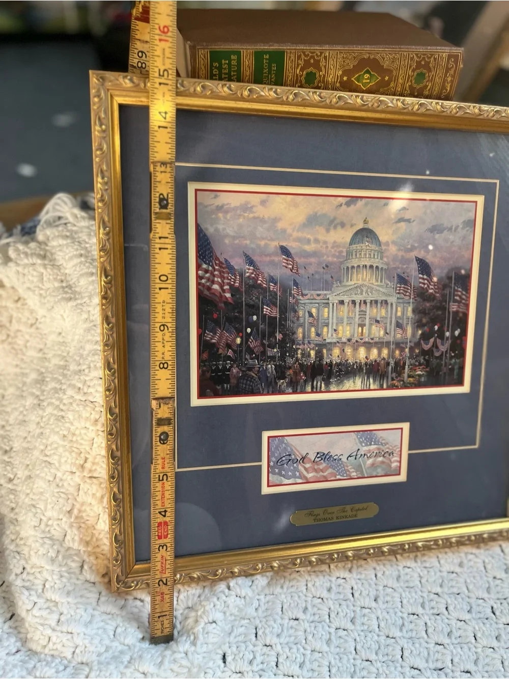 Flags Over The Capitol -Thomas Kinkade (1958 - 2012)
